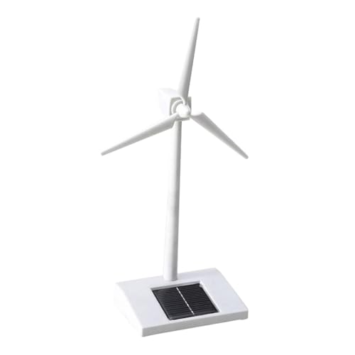 Colcolo Mini Solarenergie Windmühle Spielzeug Vertikaler Windgenerator Kit DIY Lehrmittel Ornament mit Panel für Mädchen Jungen Kinder von Colcolo