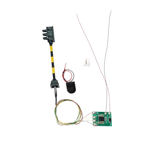 Colcolo Modelleisenbahn-Zugsignal, 3 LEDs im HO-Maßstab, grün, gelb, Zugübergangssignal für Mikrolandschaftsdekor, Sandtisch, Gelb Schwarz Pole Colcolo Modelleisenbahn-Zugsignal, 3 LEDs im HO-Maßstab, grün, gelb, Zugübergangssignal für Mikrolandschaftsdekor, Sandtisch, Gelb Schwarz Pole von Colcolo