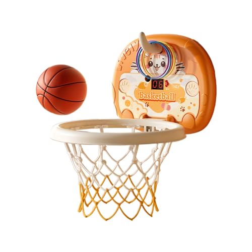 Colcolo Montessori Mini-Basketballkorb, Basketballbrett, Baby-Schlafzimmer-Spielzeug, Familienspiele, höhenverstellbar Kinder, Katzen von Colcolo