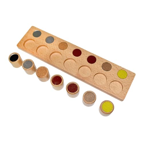 Colcolo Montessori Touching Board Sensorisches Werkzeug Vorschule Erziehen Übungstraining Spielzeug Feinmotorik Lernen Sensorisches Brett von Colcolo