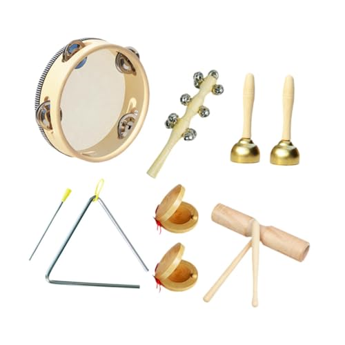 Colcolo Musikinstrumenten-Set für Kleinkinder, pädagogisches Musikspielzeug, Rhythmusspielzeug, Montessori-Musikspielzeug für frühes Lernen als, Style B von Colcolo