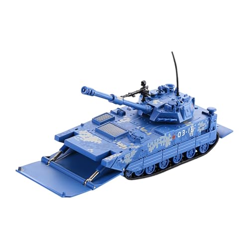 Colcolo Panzermodellfahrzeug-Spielzeugsammlung, Heimdekoration, All-Terrain-, Panzerspielzeug für Erwachsene und Kinder, Jungen, Mädchen, Kinder, Blau von Colcolo