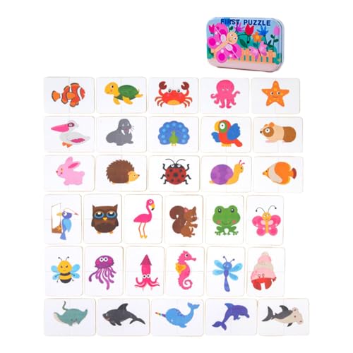 Colcolo Passende Puzzle-Spiel Lernspielzeug Kognitive Fähigkeiten Passende Karten Puzzles, Ozeantier Puzzle Colcolo Passende Puzzle-Spiel Lernspielzeug Kognitive Fähigkeiten Passende Karten Puzzles, Ozeantier Puzzle von Colcolo