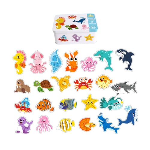 Colcolo Passende Puzzles Spiele Puzzles Aufklärung Kognitive Matching Kompakte Bausteine Lernspiele für, Meerestiere Colcolo Passende Puzzles Spiele Puzzles Aufklärung Kognitive Matching Kompakte Bausteine Lernspiele für, Meerestiere von Colcolo