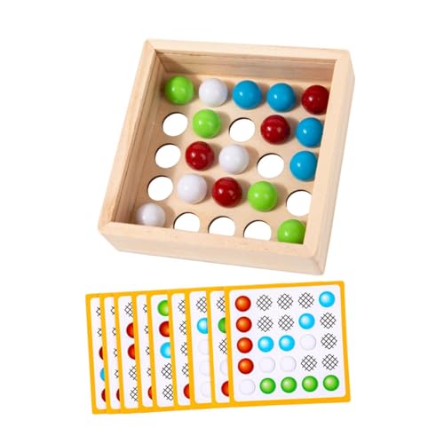 Colcolo Perlenfarbe passende Spiele Bildzeug Spielzeug Feinmotor Spielzeug Rolling Perlen Puzzle Spielzeug Holzspielzeug für 3 4 5 6 7 Jahre Geschenk von Colcolo