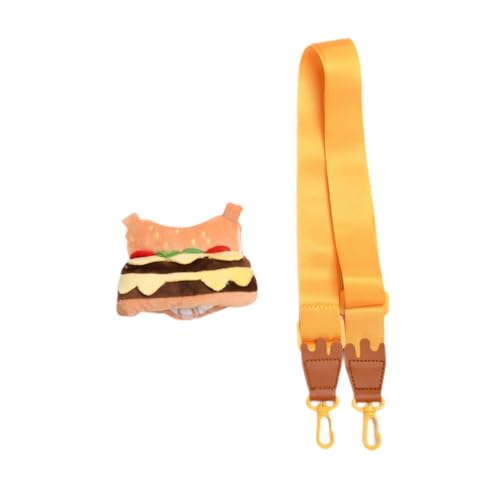 Colcolo Plüschpuppenkleidung, Cartoon-Hamburger-Tasche, Verkleidungskostüme, Bequeme DIY-Foto-Requisiten, von Colcolo