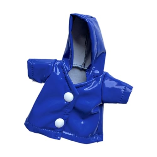 Colcolo Plüschpuppenkleidung, Spielzeugzubehör, komfortable Kostüme Mode kreative Puppe Regenmantel süß für Kinder Girls Geschenke, Blau von Colcolo