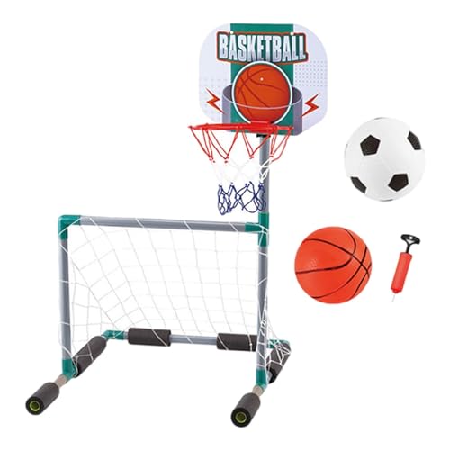 Colcolo Pool-Basketballkorb, Basketball-Poolspiel, Pool-Fußball, Schwimmspielzeug, tragbar, mit Bällen, Pool-Spielzeug zum Spielen von Colcolo