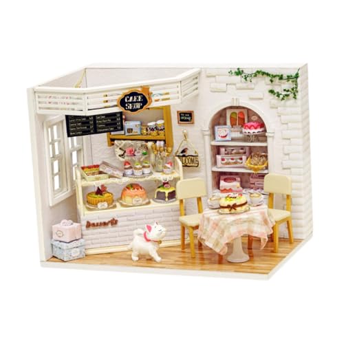 Colcolo Puppenhaus Miniaturhaus Bausätze Kleine Haus Bausätze DIY Geschenk, Basteln, Dekorieren, Sammeln Kuchentagebuch Haus für Kinder Erwachsene von Colcolo