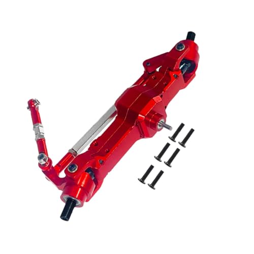 Colcolo RC Fahrzeug Achse RC Vorderachse Set Zubehör DIY ACCS Ersetzen Teile Vordere Brücke Achse RC Auto Vorderachse für LKW Crawler, Rot von Colcolo