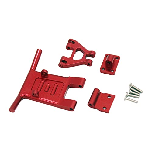 Colcolo RC Frontschutz & Stoßstange Set für Wltoys 124016 124018 1/14 144001 Raupenmodell Trucks DIY ACCS - rot von Colcolo