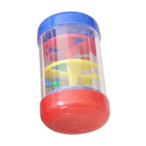 Colcolo Regenmacher-Spielzeug, Perlen-Regentropfen-Baby-Rassel-Shaker, entwicklungsfördernder Regen-Sound-Regenstab, für Kinder, Babys, Jungen und Mädchen, 10cm von Colcolo