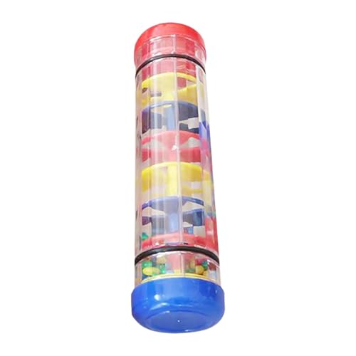 Colcolo Regenmacher-Spielzeug, Perlen-Regentropfen-Baby-Rassel-Shaker, entwicklungsfördernder Regen-Sound-Regenstab, für Kinder, Babys, Jungen und Mädchen, 20 cm von Colcolo