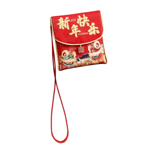 Colcolo Roter Umschlag für das chinesische Neujahr, Geschenk für Kinder, mit Lanyard von Colcolo