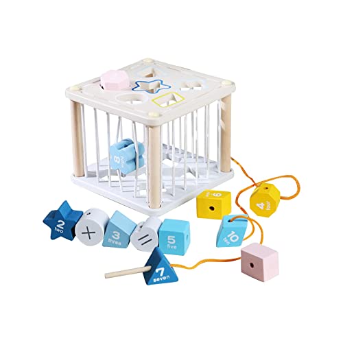 Colcolo Shape Matching Puzzle Holz Spielzeug Feinmotorik Blöcke Sortierpuzzle Lernaktivitäten Mehrlochmathe Party Geschenk für Vorschule Colcolo Shape Matching Puzzle Holz Spielzeug Feinmotorik Blöcke Sortierpuzzle Lernaktivitäten Mehrlochmathe Party Geschenk für Vorschule von Colcolo