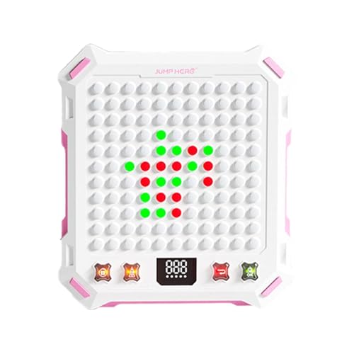 Colcolo Smart-Brettspiel „Fünf in Einer Reihe“, pädagogisches Familienspiel, elektronisches Brettspiel, Spielzeug, Smart-4-in-a-Row-Spiel für, Rosa von Colcolo