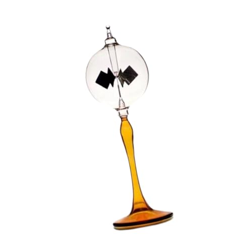 Colcolo Solar Power Crookes Radiometer Desktop-Ornament, pädagogisches Wissenschaftsspielzeug für Schlafzimmer, Schreibtisch, Heimdekoration, Gelb von Colcolo