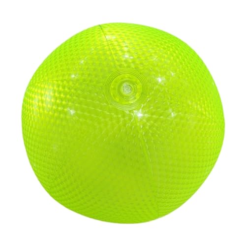 Colcolo Sommer-Wasserball, Wasser-Strandspielzeug, Glatte, Strandspiel für draußen, leicht, lustig, einfach aufzublasen, 40 cm, Spielspielzeug für, Grün von Colcolo