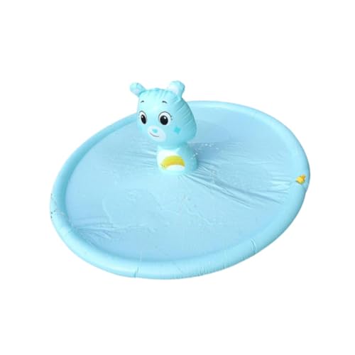 Colcolo Sprinkle Pad aufblasbare Anti -Slip -Water -Wasserspielzeugpaddelpool -Spiel für Rasen im Freien Hinterhof Sommer Kleinkinder, Blau von Colcolo