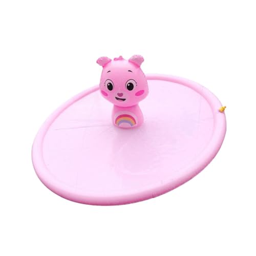 Colcolo Sprinkle Pad aufblasbare Anti -Slip -Water -Wasserspielzeugpaddelpool -Spiel für Rasen im Freien Hinterhof Sommer Kleinkinder, Rosa von Colcolo