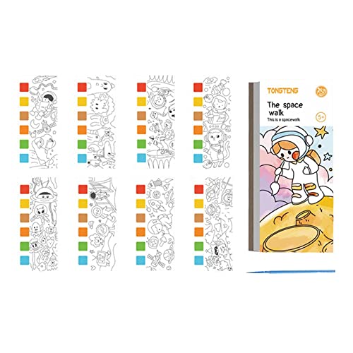 Colcolo Taschen-Aquarell mit Malpinsel, Zeichenkunst-Spielzeug, Aquarell-Malbücher, DIY für Unisex, Kinder, Jungen, Souvenir, Stil b Colcolo Taschen-Aquarell mit Malpinsel, Zeichenkunst-Spielzeug, Aquarell-Malbücher, DIY für Unisex, Kinder, Jungen, Souvenir, Stil b von Colcolo