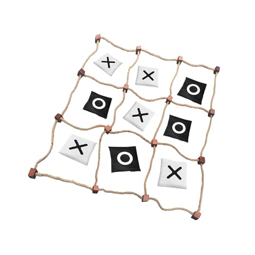 Colcolo Tic TAC Toe-Spiel, Wurfspiel für den Garten, interaktives Eltern-Kind-Spiel, lustiges XO-Spielzeug, XO-Schachspiel für Partygeschenke für Familien von Colcolo