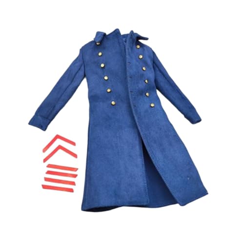 Colcolo Trenchcoat für Puppen im Maßstab 1/6, Puppenkostüm, Puppenkleidung für Minifiguren, Zubehör zum Anziehen für 12-Zoll-Actionfiguren von Colcolo