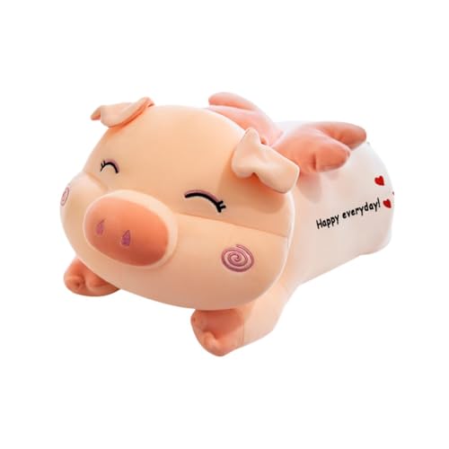 Colcolo Weiche Plüsch-Schwein-Puppe, Kuschelschwein-Plüschtier, kuscheliges Stofftier für Jungen, Mädchen, Kinder, Erwachsene, Geschenke, 100cm von Colcolo