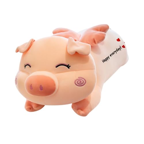 Colcolo Weiche Plüsch-Schwein-Puppe, Kuschelschwein-Plüschtier, kuscheliges Stofftier für Jungen, Mädchen, Kinder, Erwachsene, Geschenke, 60cm von Colcolo