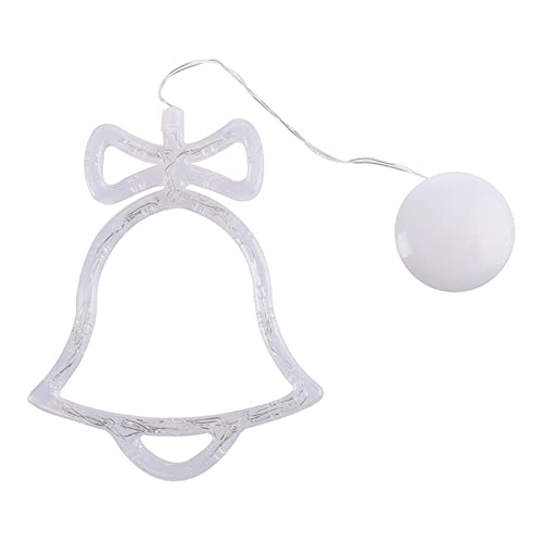 Colcolo Weihnachts-Saugnapf-Licht-hängende -Licht-LED-Lampen-Neuheit-Anhänger für Feiertags-Innenraum-Dekoration, 18 cm x 14 cm von Colcolo