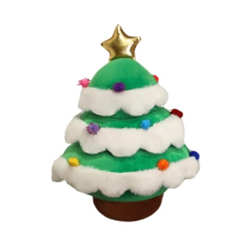 Colcolo Weihnachtsbaum-Plüschtier, gefüllte Weihnachtsbaumpuppe, süßes Weihnachtsbaum-Plüschtier für Hotelfreunde, Wohnheimfamilie, 35cm von Colcolo