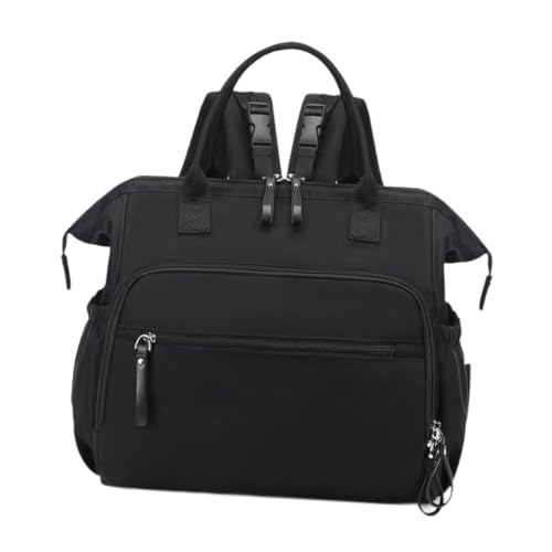 Colcolo Windel Tasche Beutel Baby Windelbeutel Mommy Tte, Multifunktional von Windel -Rucksack -Multi -Taschen für das Ausflugs im Fitnessstudio nach Hause, Schwarz von Colcolo