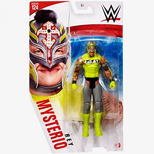 WWE – 124 Series – Rey Mysterio – Figur, Bring nach Hause Die Action der WWE – ca. 6 Zoll von Collect