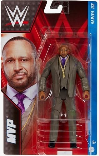 WWE - Serie 128 - MVP - Actionfigur, bringen Sie die Action der WWE nach Hause - Ca. 6 " von Collect