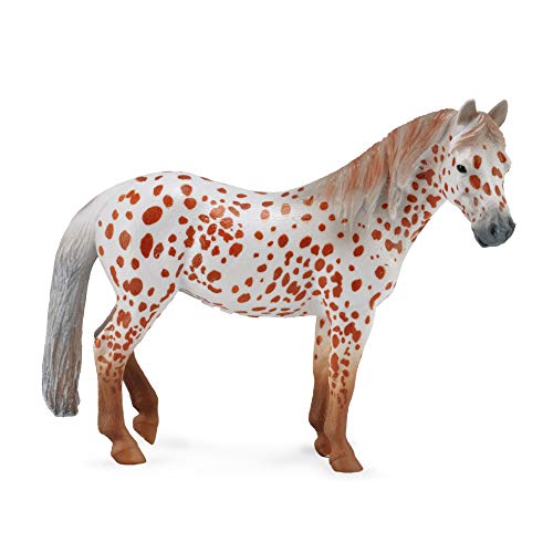 CollectA 88750 - British Spotted Pony Stute kastanienbraun-leopardfarben, Kastanie von Collecta