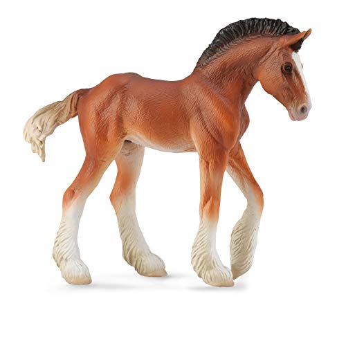 Collecta Clydesdale Fohlen Bay Kinder Spielzeug Kinderspieltaschengeld Fun von Collecta