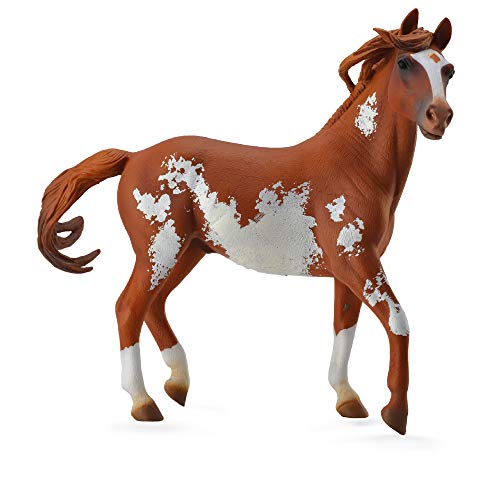 Collecta Deluxe (1:12) 88713 - Chestnut Overo Mustang Hengst von Collecta