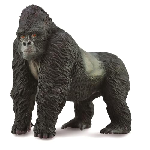 Collecta Wildtiere (L): Gorilla der Berge, 7,6 x 8,1 cm, Grau - Silber von Collecta