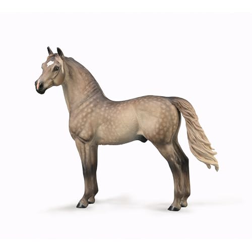 Collecta - Morgan Stallion - Silver Grulla - Silberne Grulla-Pferdefigur - Miniaturfigur - Historisch - Tabletop-Spiel - Ab 3 Jahren von Collecta