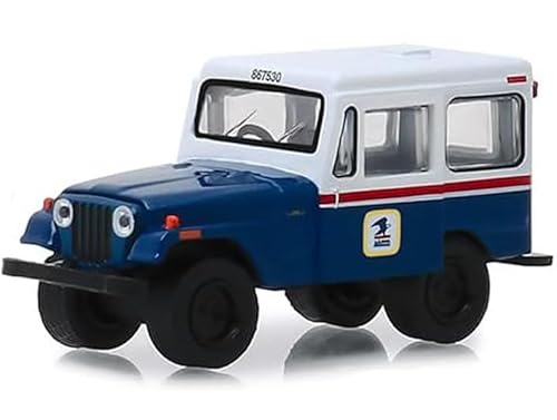 1971 DJ-5 Blue and White Hobby Exclusive 1/64 Diecast Modellauto von Greenlight 29998 von Collectibles