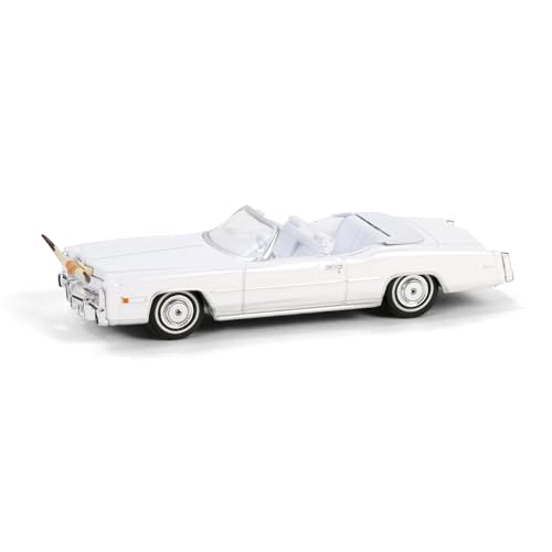 Collectibles Greenlight 30523 Boss Hogg 1976 Caddy Eldorado Cabrio - weiß mit Bullhörnern Haube Ornament (Hobby exklusiv) Maßstab 1:64 von Collectibles