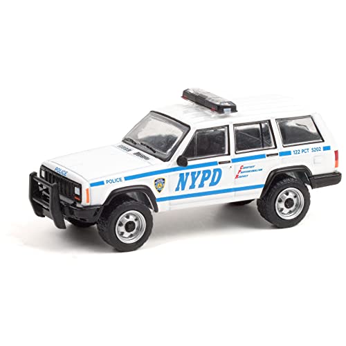 Collectibles Greenlight 42960-C Hot Pursuit Series 38-1997 Cherokee - New York City Police Dept (NYPD) Maßstab 1:64 von Collectibles