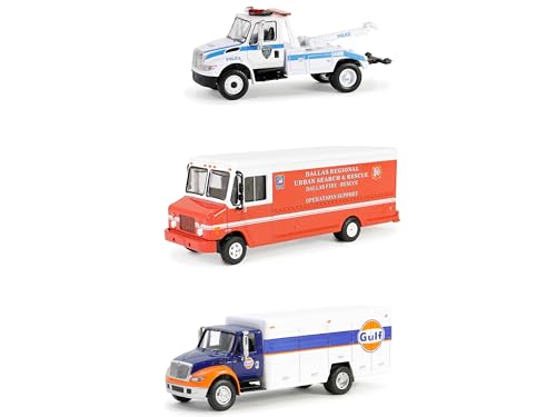 Collectibles Greenlight Heavy Duty H.D. LKW-Set, 3-teilig, Serie 25, 1/64, Diecast-Modelle von Collectibles