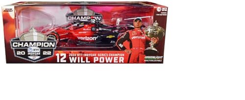 Dallara IndyCar #12 Will Power Team Penske (Road Course Configuration) Champion NTT IndyCar Series (2022) 1/18 Diecast Modellauto von Greenlight 11182 von Collectibles