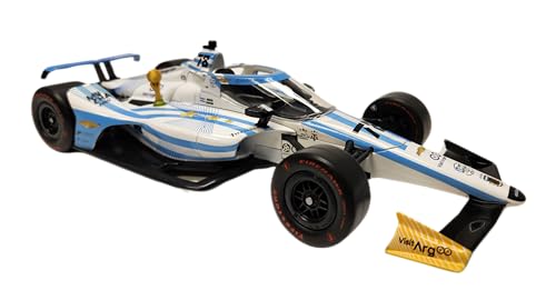 Greenlight 11227 2023 Indy 500 Agustin Canapino #78 JHR Race Day Livery mit Trophäe Maßstab 1:18 Druckguss von Collectibles