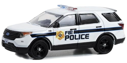 Greenlight 43025-D Hot Pursuit Special Edition – FBI Police (Bundesamt der Untersuchungspolizei) – 2014 Police Interceptor Utility Druckguss im Maßstab 1:64 von Collectibles