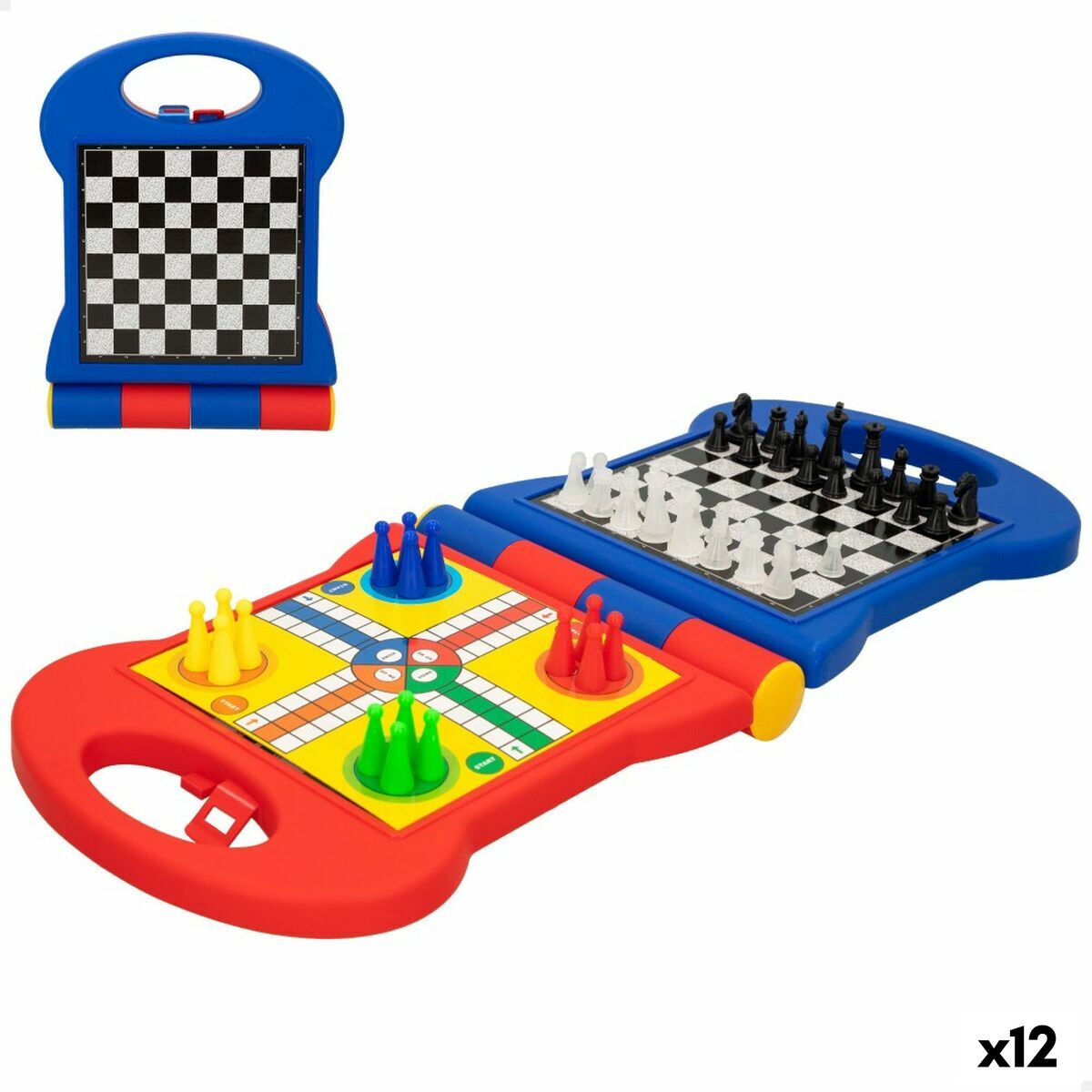 Tischspiel Colorbaby Schach 24 x 3 x 17 cm (12 Stück) (105 Stücke) von Colorbaby