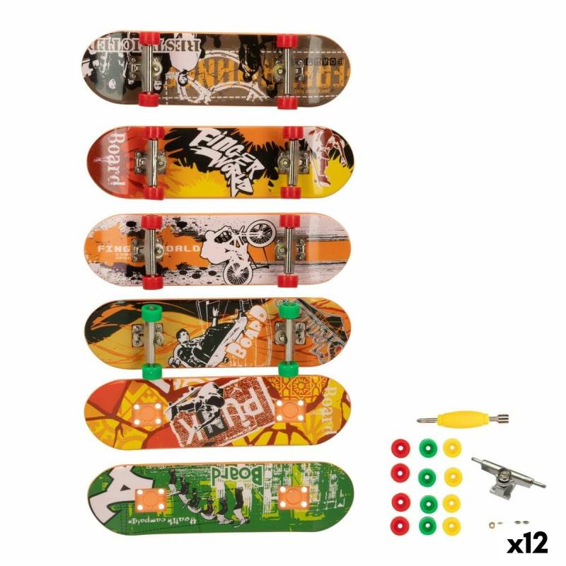 Finger-Skateboard Colorbaby (12 Stück) von Colorbaby