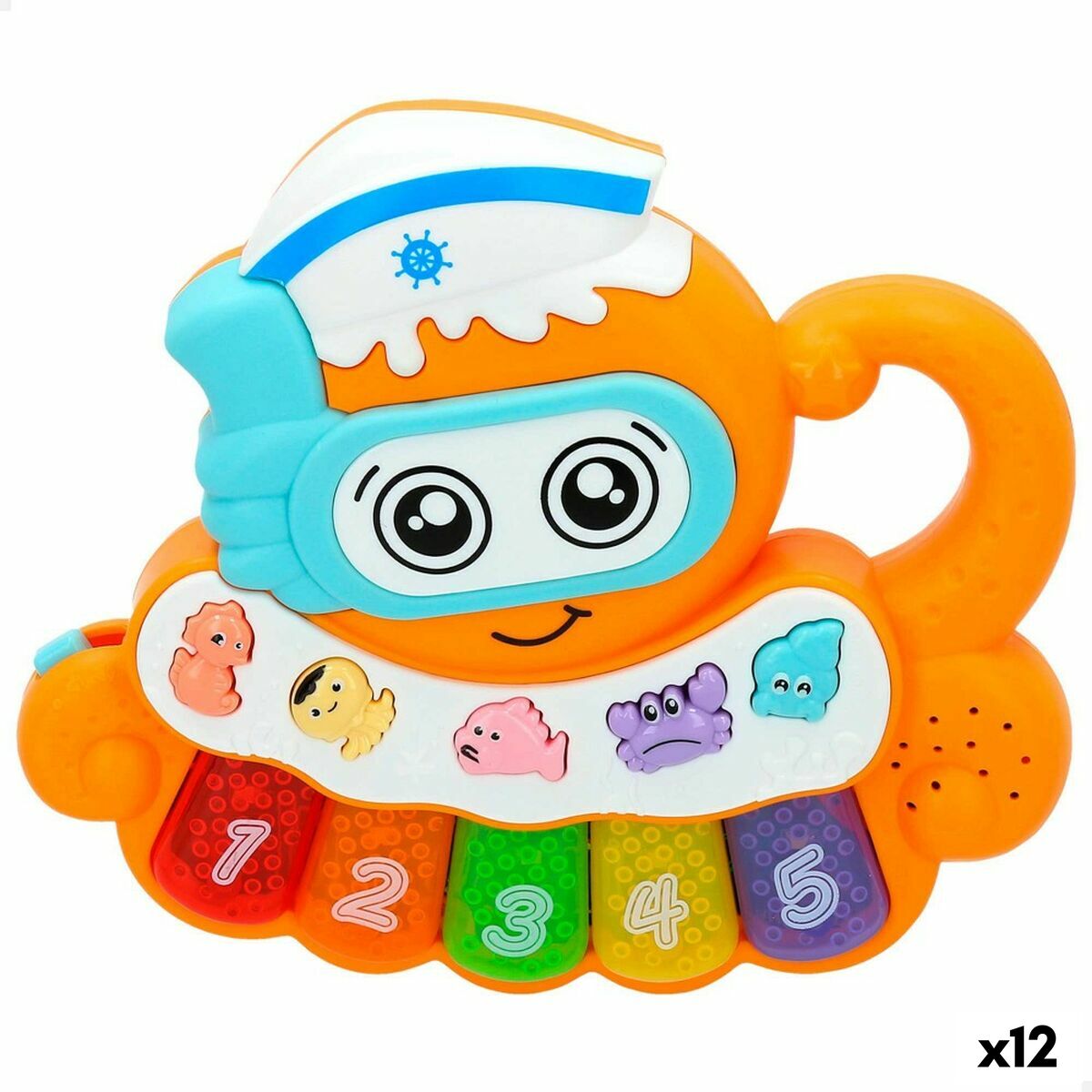 Interaktives Spielzeug Colorbaby 16,5 x 14,5 x 3,2 cm (12 Stück) von Colorbaby