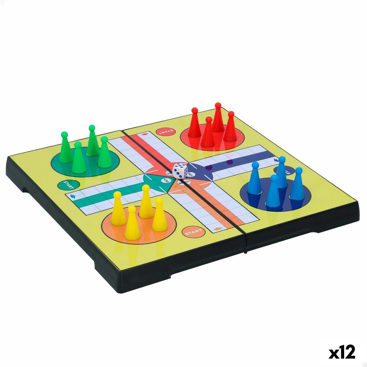 Parchis Colorbaby 20 x 2 x 20 cm (18 Stücke) (12 Stück) Plattenspeicher Reisen von Colorbaby